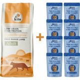 Kuzu Etli Yetişkin Kedi Maması 2 kg + 8 Adet Kito Fresh Ton Balıklı %100 Taze Içerikli Mama