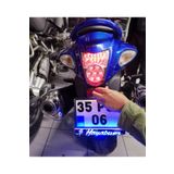kuzutech Motosiklet Işıklı Plakalık Krom Görünümlü