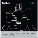 KV310H Keman Tel Seti, Kaplan Vıvo, 4/4 Scale, Heavy Tens