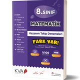 Kva Yayınları 8. Sınıf Matematik Fark Var Kazanım Takip Denemeler