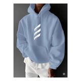 KVİNS Yeni Sezon Erkek Bol Kesim Geometrik Desenli Sweatshirt | Oversize Bisiklet Yaka Kalın Penye