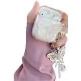 KVK PRİVACY Airpods 1. Ve 2. Nesil Uyumlu 3d Kelebek Kopçalı Simli Kulaklık Kılıfı
