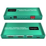 KVM HDMI Splitter 1 in 2 Çıkış, Ses HDR/VRR ile 2 Bağlantı Noktalı KVM, Kopyalama, Downscaler EDID Modu, 8K@ 60Hz/4K120HZ kvm HDMI Çoğaltıcı, Xbox Series X, PS4 Pro, PS5, Blu-ray Oynatıcı ile uyumlu