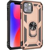Kvy Apple iPhone 11 Pro Max Yüzüklü Standlı Vega Kılıf - Altın