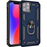 Kvy Apple iPhone 11 Pro Yüzüklü Standlı Vega Kılıf - Lacivert