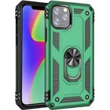 Kvy Apple iPhone 11 Pro Yüzüklü Standlı Vega Kılıf - Yeşil