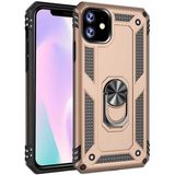 Kvy Apple iPhone 11 Yüzüklü Standlı Vega Kılıf - Altın