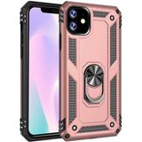 Kvy Apple iPhone 11 Yüzüklü Standlı Vega Kılıf - Bronz