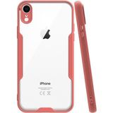 Kvy Apple iPhone Xr Tam Korumalı Renkli Kenarlı Parfe Kılıf Ekran Koruyucu - Pembe