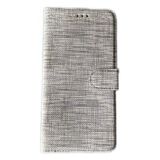 Kvy General Mobile Gm 5 Plus Spor Kumaş Cüzdan Kılıf Gri