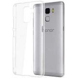 Kvy Huawei Honor 7 Kamera Korumalı Süper Silikon Şeffaf Kılıf