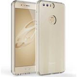 Kvy Huawei Honor 8 Kamera Korumalı Süper Silikon Şeffaf Kılıf