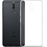 Kvy Huawei Mate 10 Lite Kamera Korumalı Süper Silikon Kılıf Ekran Koruyucu - Şeffaf