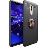 Kvy Huawei Mate 20 Lite Yüzüklü Manyetik Ravel Kılıf Nano Ekran Koruyucu Full Setsiyah Bronz