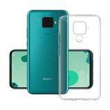Kvy Huawei Mate 30 Lite Kamera Korumalı Süper Silikon Şeffaf Kılıf