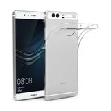 Kvy Huawei P9 Kamera Korumalı Süper Silikon Şeffaf Kılıf