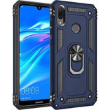 Kvy Huawei Y7 2019 Yüzüklü Standlı Vega Kılıf - Lacivert
