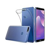 Kvy Huawei Y7 Pro 2018 Kamera Korumalı Süper Silikon Kılıf - Şeffaf