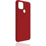 Kvy Oppo A15S Biye Silikon Kılıf - Kırmızı