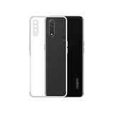 Kvy Oppo A31 Kamera Korumalı Süper Silikon Kılıf Ekran Koruyucu - Şeffaf