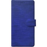 Kvy Oppo A31 Spor Kumaş Cüzdan Kılıf Ekran Koruyucu - Mavi