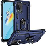 Kvy Oppo A54 Yüzüklü Standlı Vega Kılıf - Lacivert