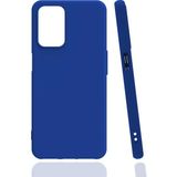 Kvy Oppo A55 Biye Silikon Kılıf - Mavi