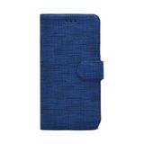 Kvy Oppo A9 2020 Spor Kumaş Cüzdan Kılıf Mavi