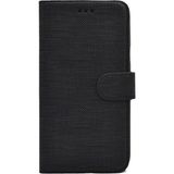 Kvy Oppo A9 2020 Spor Kumaş Cüzdan Kılıf Siyah