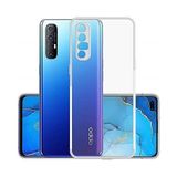 Kvy Oppo Reno 3 Pro Kamera Korumalı Süper Silikon Kılıf Ekran Koruyucu - Şeffaf