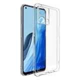 Kvy Oppo Reno 7 Kamera Korumalı Süper Silikon Kılıf Ekran Koruyucu - Şeffaf