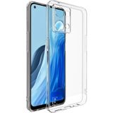 Kvy Oppo Reno 7 Kamera Korumalı Süper Silikon Şeffaf Kılıf