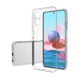Kvy Oppo Reno 7 Lite Kamera Korumalı Süper Silikon Kılıf Ekran Koruyucu - Şeffaf