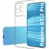 Kvy Realme GT2 Pro 5G Kamera Korumalı Süper Silikon Şeffaf Kılıf