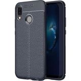 Kvy Samsung Galaxy A01 Deri Görünümlü Lux Niss Silikon Kılıf - Lacivert