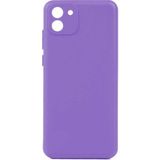 Kvy Samsung Galaxy A03 Biye Silikon Kılıf - Lila