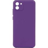 Kvy Samsung Galaxy A03 Biye Silikon Kılıf - Mor