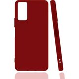 Kvy Samsung Galaxy A03S Biye Silikon Kılıf - Kırmızı