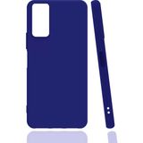 Kvy Samsung Galaxy A03S Biye Silikon Kılıf - Mavi
