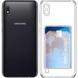 Kvy Samsung Galaxy A10 Kamera Korumalı Kartlıklı Setra Şeffaf Silikon Kılıf