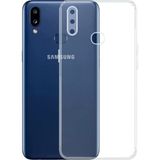 Kvy Samsung Galaxy A10S Kamera Korumalı Süper Silikon Kılıf - Şeffaf