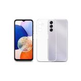 Kvy Samsung Galaxy A14 Kamera Korumalı Süper Silikon Şeffaf Kılıf