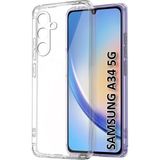 Kvy Samsung Galaxy A34 Kamera Korumalı Süper Silikon Şeffaf Kılıf
