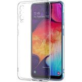 Kvy Samsung Galaxy A70 Kamera Korumalı Süper Silikon Kılıf - Şeffaf