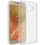 Kvy Samsung Galaxy J4 Kamera Korumalı Süper Silikon Şeffaf Kılıf