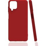 Kvy Samsung Galaxy M12 Biye Silikon Kılıf - Kırmızı