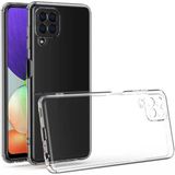 Kvy Samsung Galaxy M32 Kamera Korumalı Süper Silikon Kılıf - Şeffaf