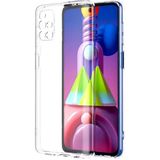 Kvy Samsung Galaxy M51 Kamera Korumalı Süper Silikon Kılıf - Şeffaf