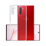 Kvy Samsung Galaxy Note 10 Kamera Korumalı Süper Silikon Kılıf - Şeffaf