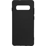 Kvy Samsung Galaxy S10 Plus Biye Silikon Kılıf - Siyah